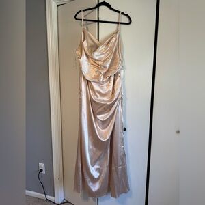 Birdy Grey Champagne Satin Dress